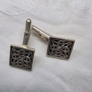 Elegant Silver Cufflinks